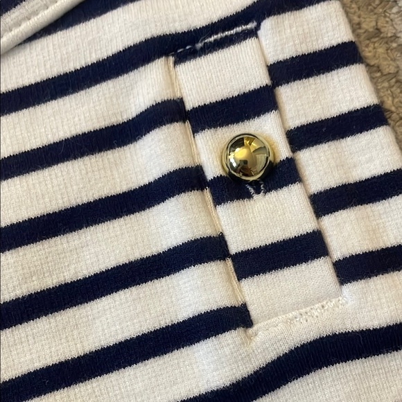 NWT Janie and Jack Navy Striped ponte pants - Picture 4 of 4
